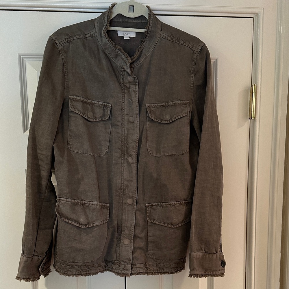 GUC Olive Spring Jacket - Loft - Size L